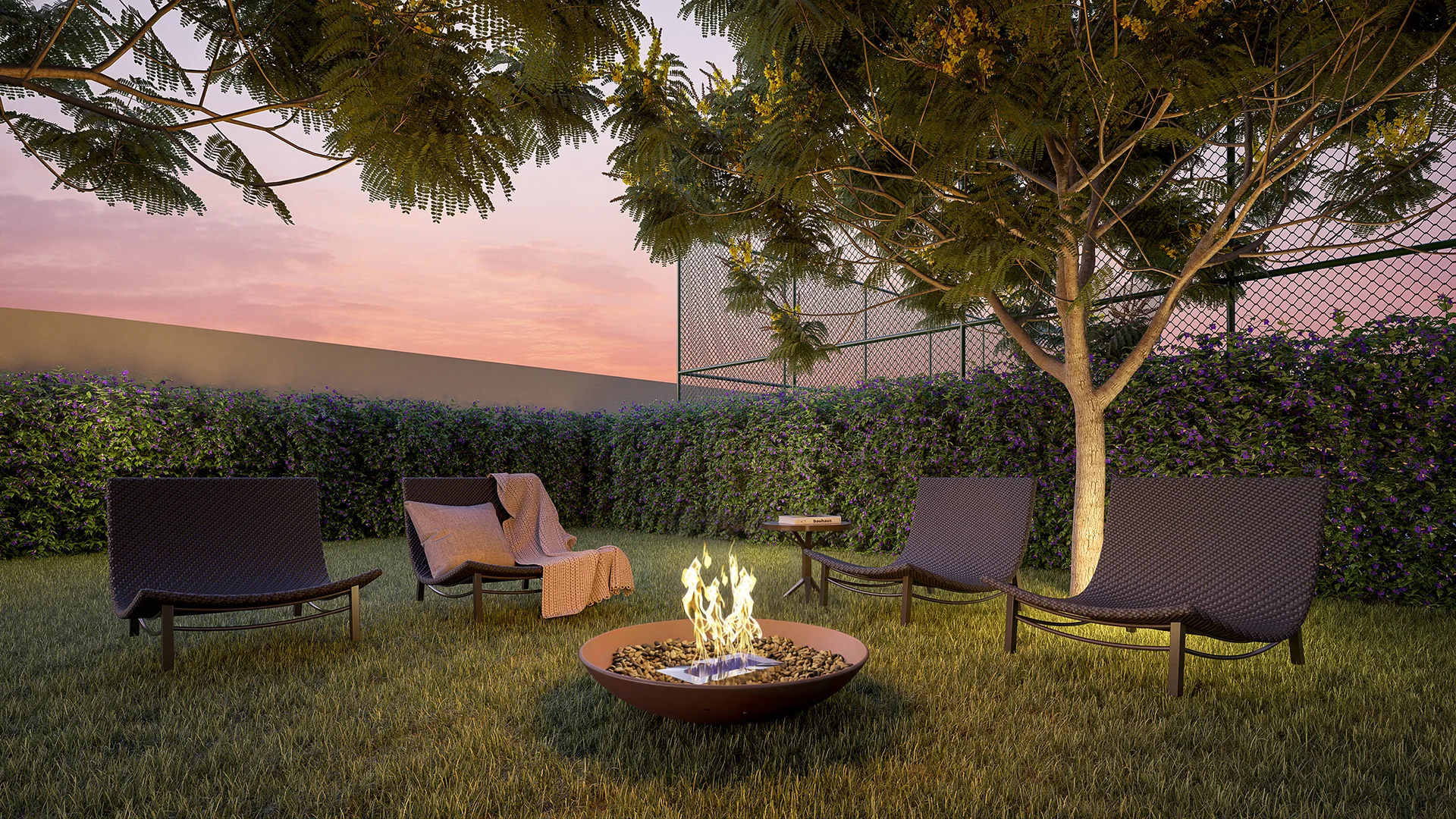 Lounge lareira