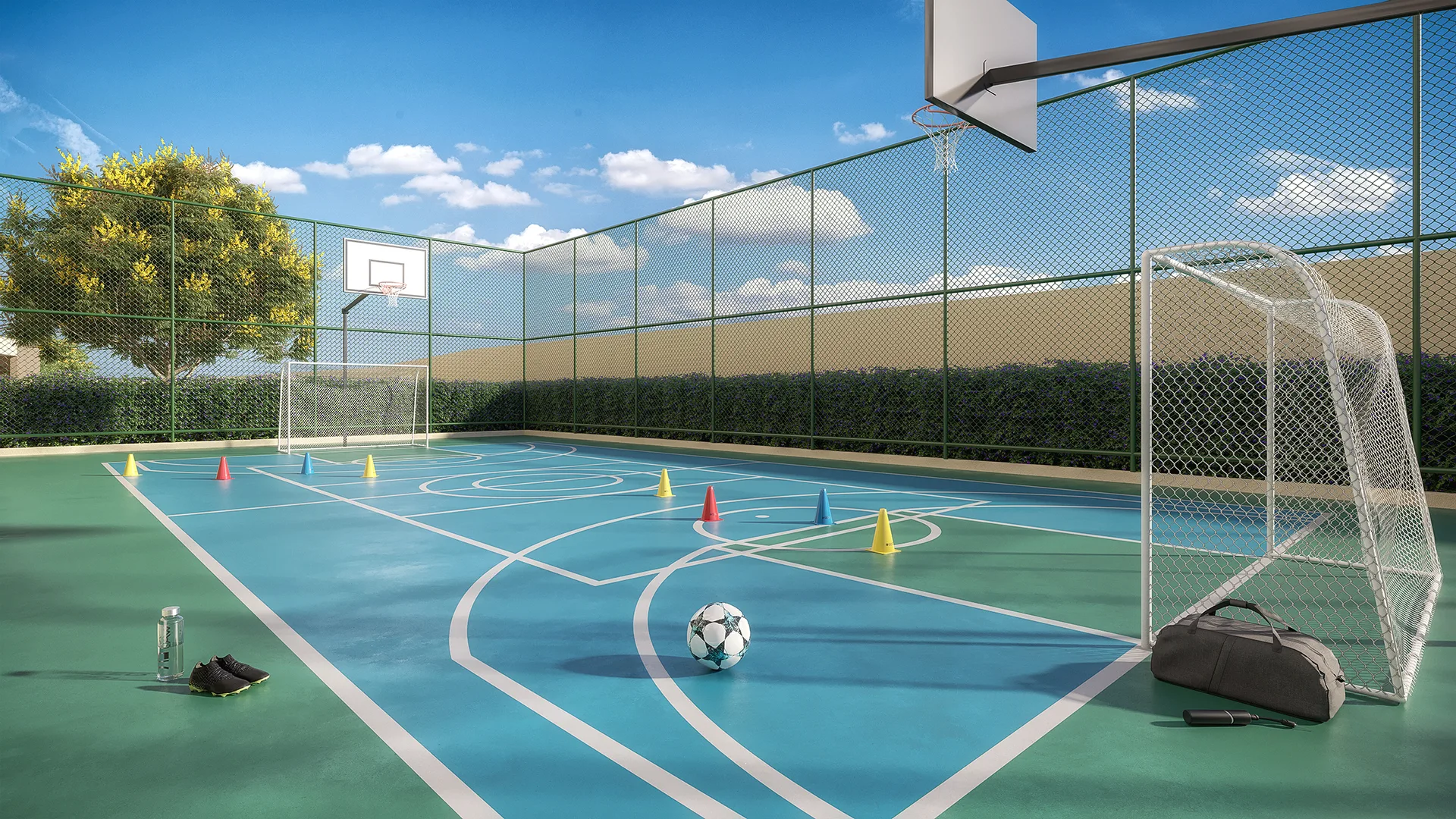 Quadra recreativa